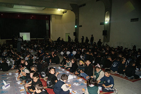 تناول الهريسة على حب الحسين ع